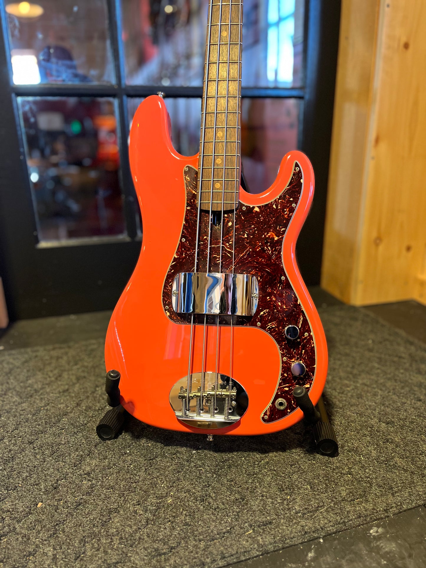 2007 Lakland USA "Bob Glaub 44-64" Coral Pink Electric Bass