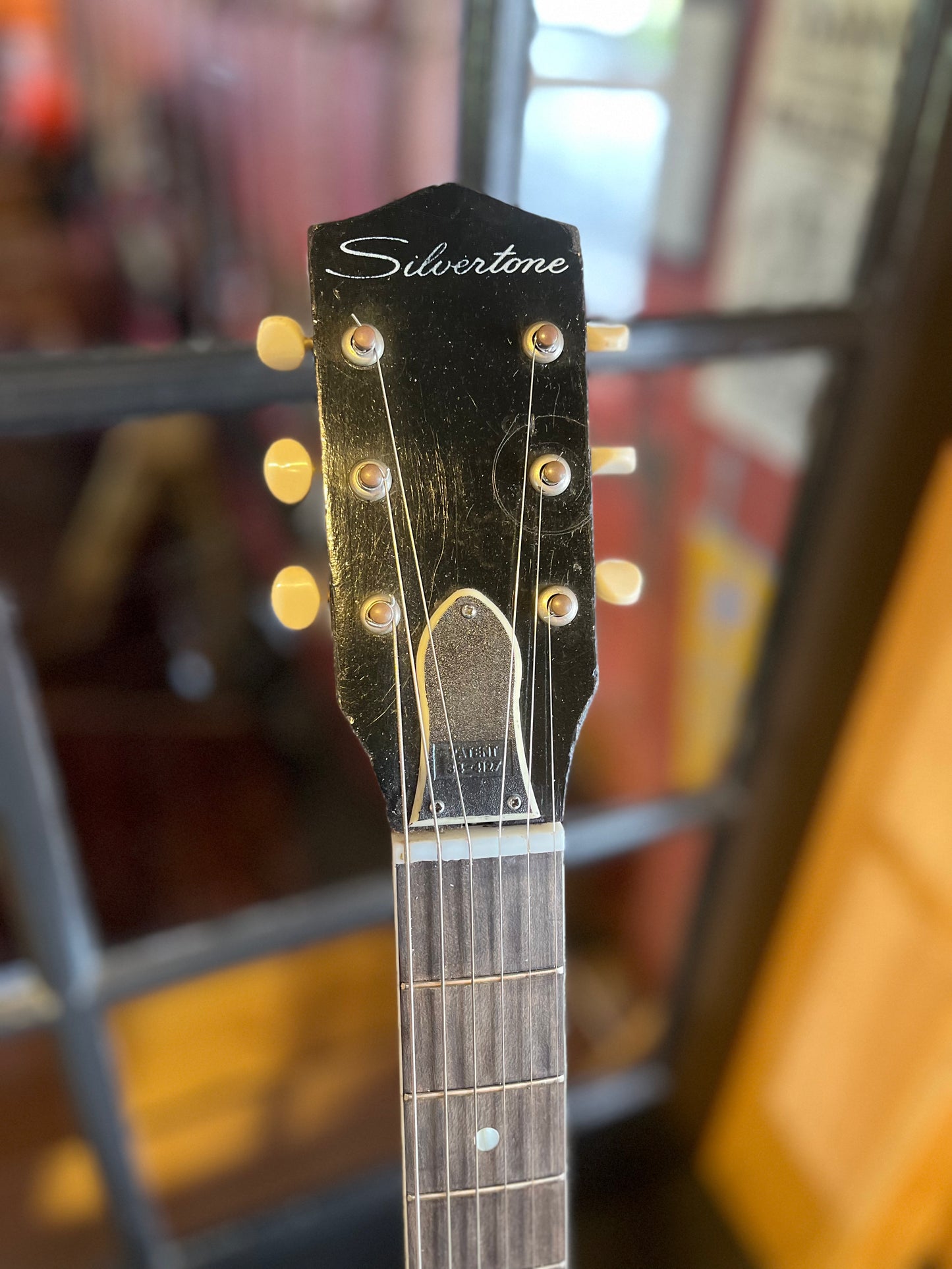 1966 Silvertone 1439 Rocket Sunburst